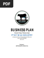 Business Plan Susu Pasteurisasi