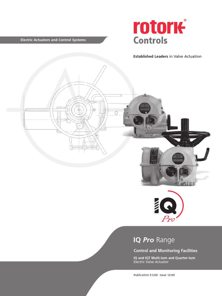 IQ Pro & IQT Pro Actuator Overview | PDF | Electric Motor | Switch