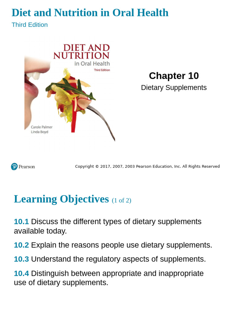 Dietary Supplements: Types and Regulations | PDF | Dietary Supplements ...