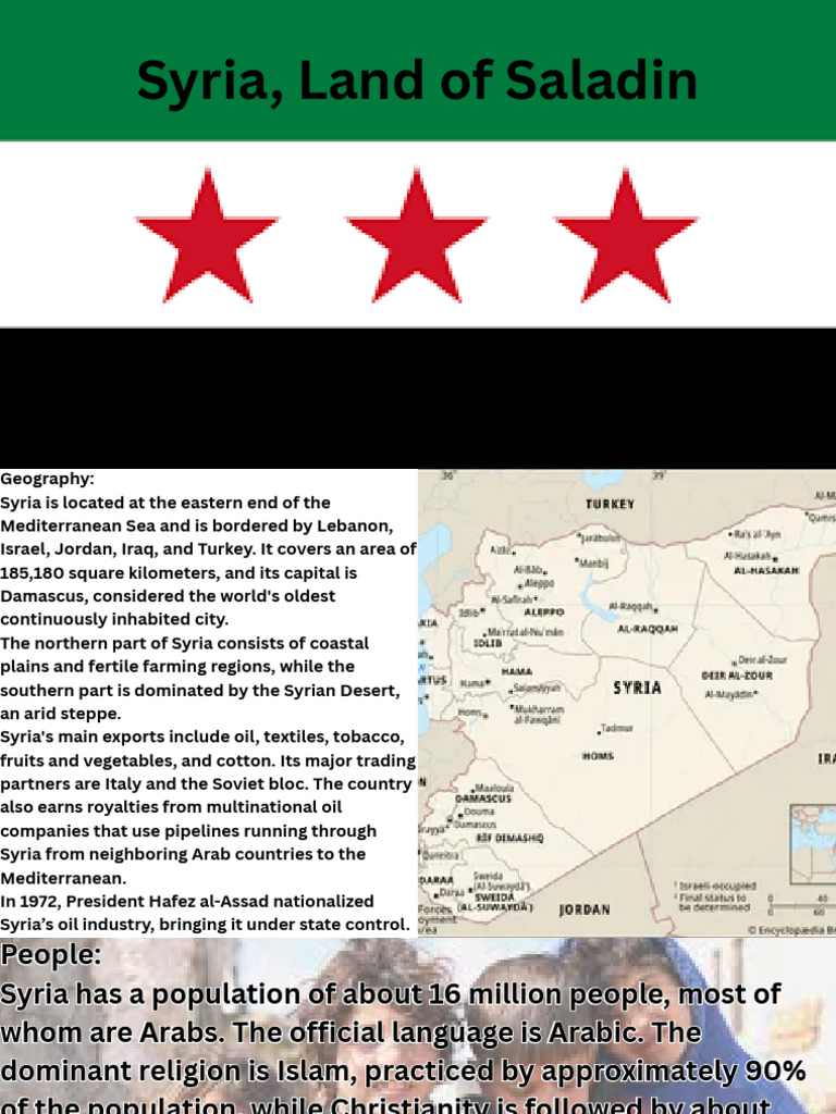 Geography and History of Syria | PDF | Syria | Lebanon