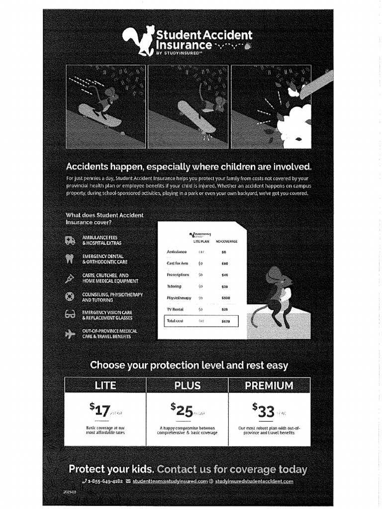 Student Accident Insurance | PDF