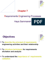 CH 7 Requirements Engineering Processes