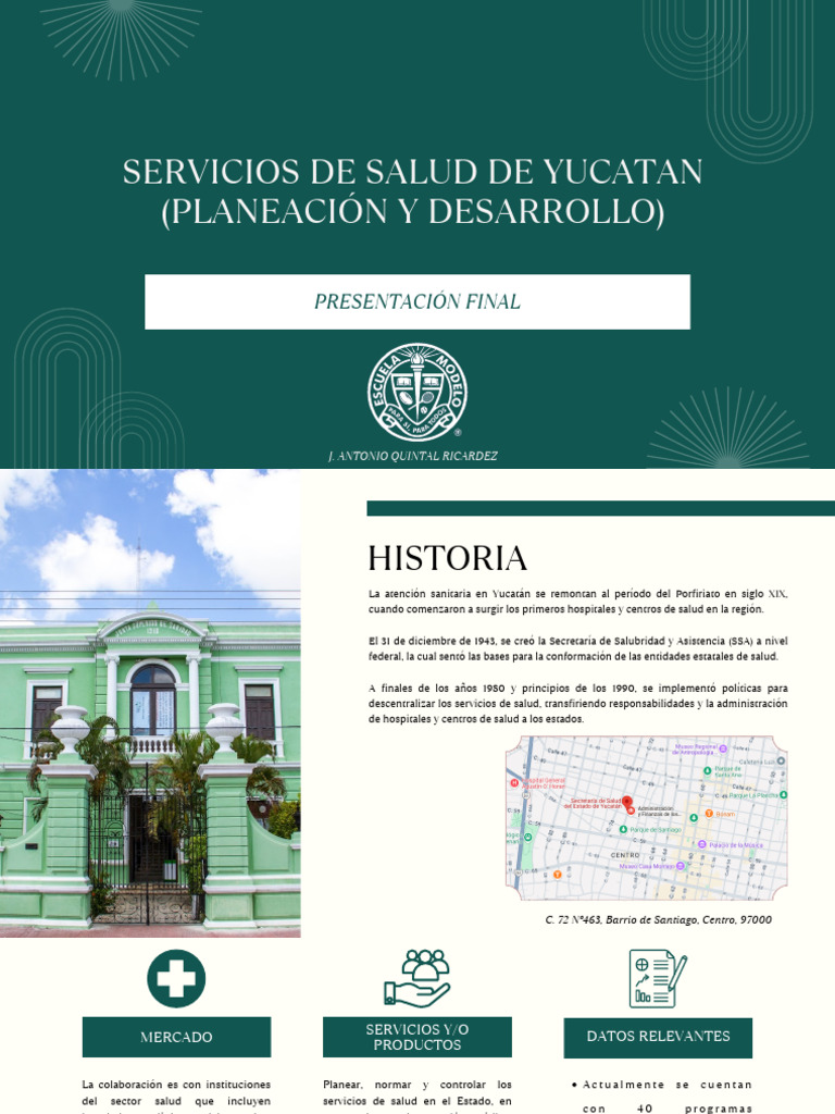 Servicios de Salud en Yucatán: Historia y Gestión | PDF | Cuidado de la ...