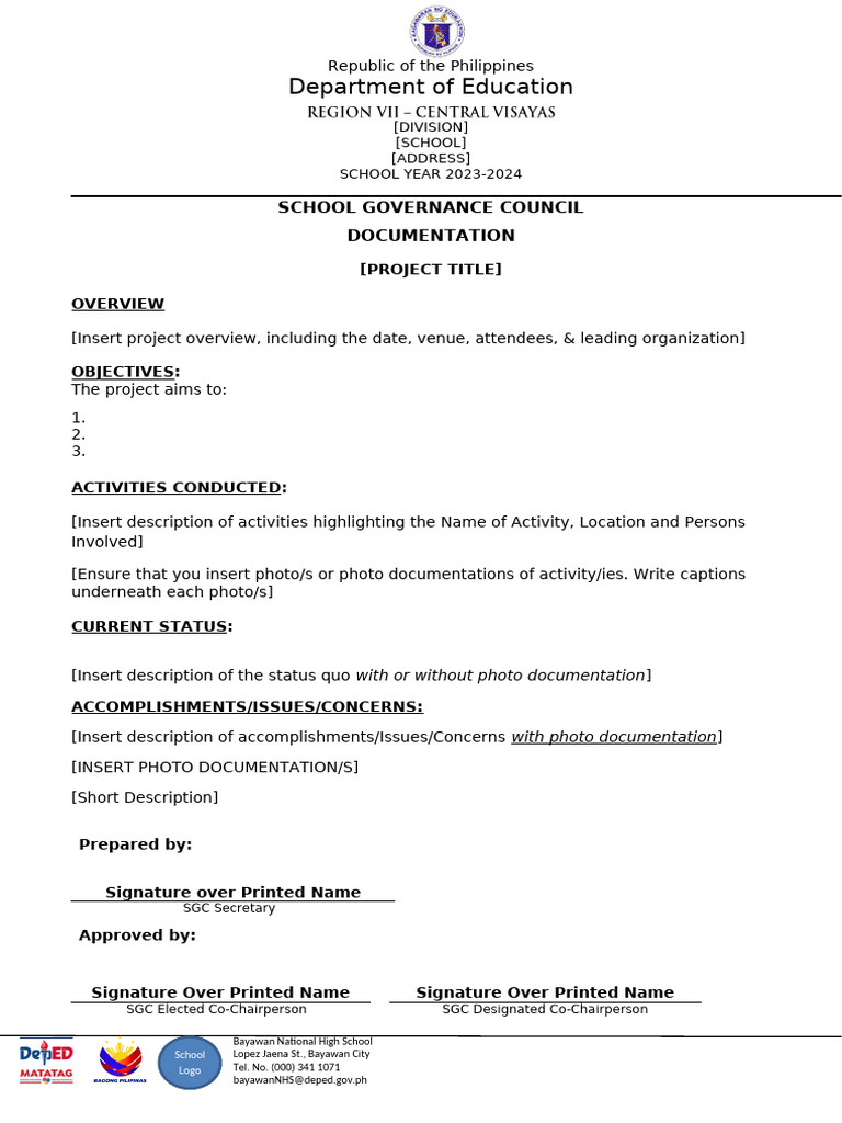 10 SGC MOV Report of Documentation OK | PDF