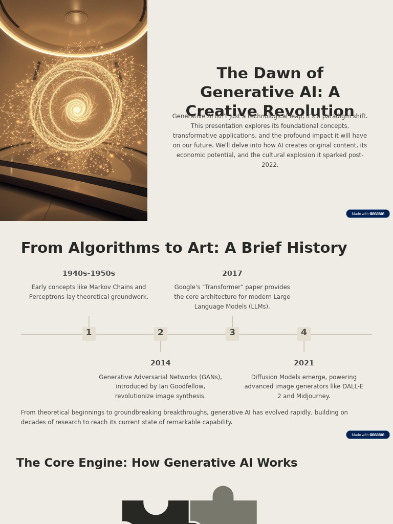 Generative AI: Transforming Creativity & Industry | PDF | Artificial ...