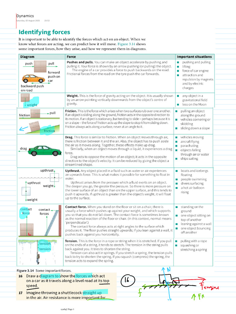 Dynamics | PDF