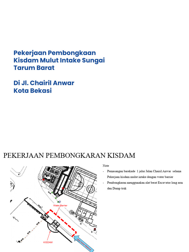 Pembongkaran Kisdam di Bekasi | PDF