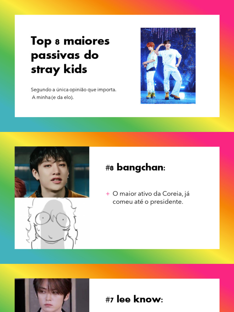 Top 8 Passivas do Stray Kids | PDF
