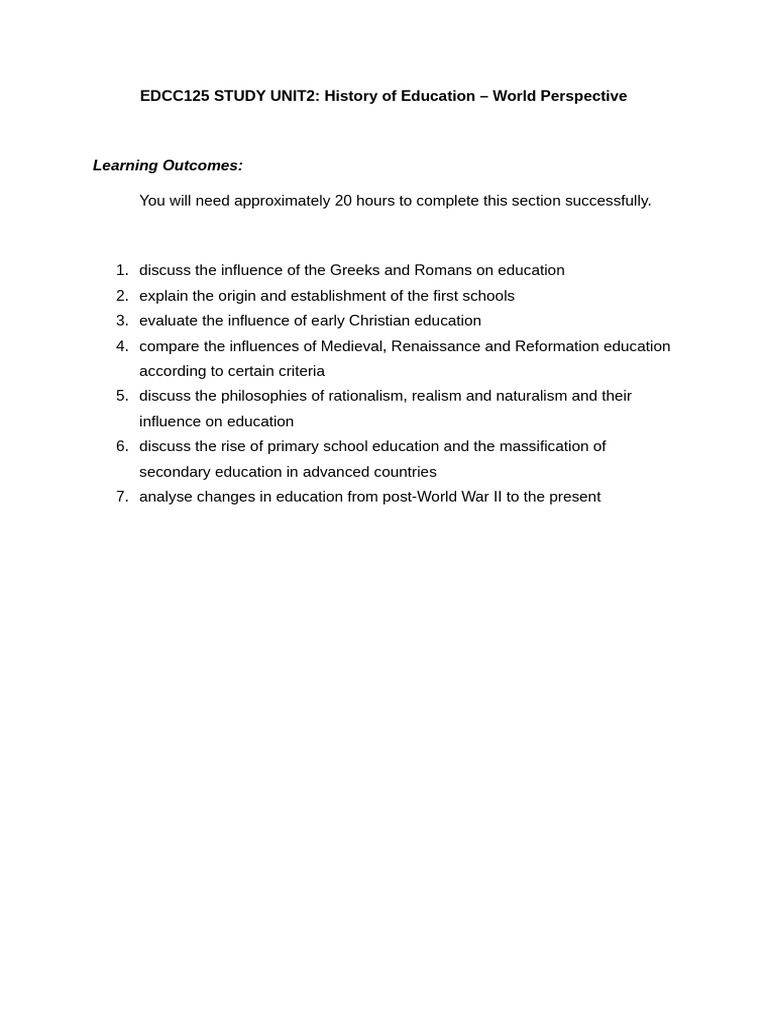 History of Education: Global Perspectives | PDF | Socrates | Plato