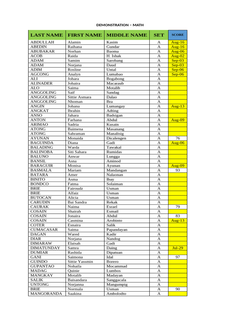 Demonstration Math | PDF