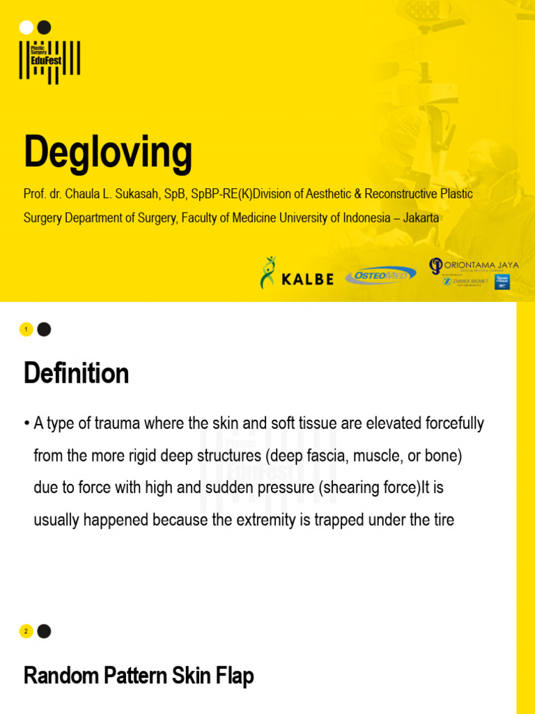 Understanding Degloving Injuries | PDF | Skin | Surgical Specialties