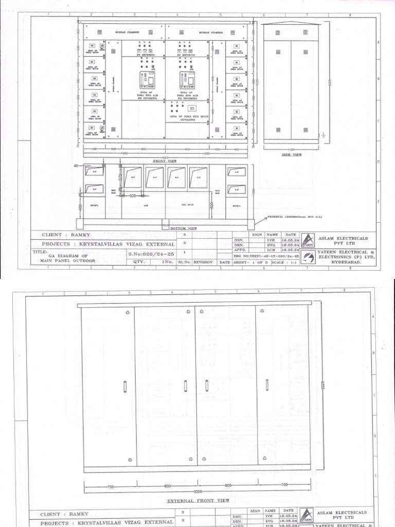 Main Pcc Panel-As Built | PDF