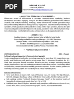 Marketing Communications Manager Copywriter in Phoenix AZ Resume Suzanne Wright
