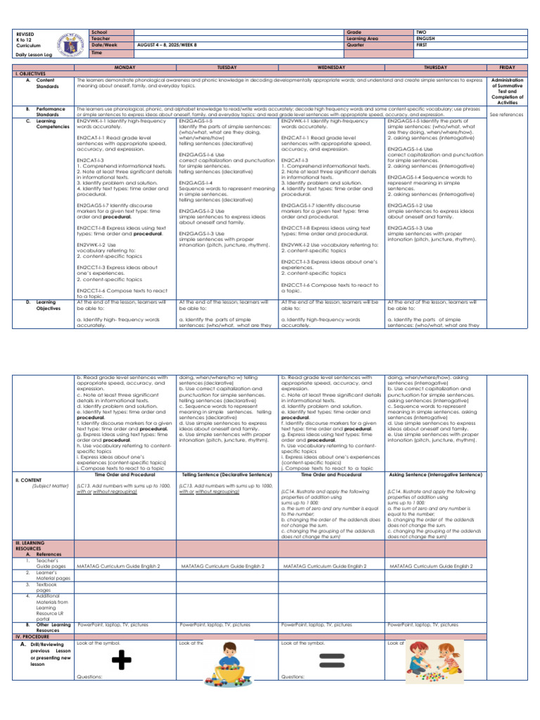 Identifying Simple Sentence Parts | PDF | Sentence (Linguistics ...
