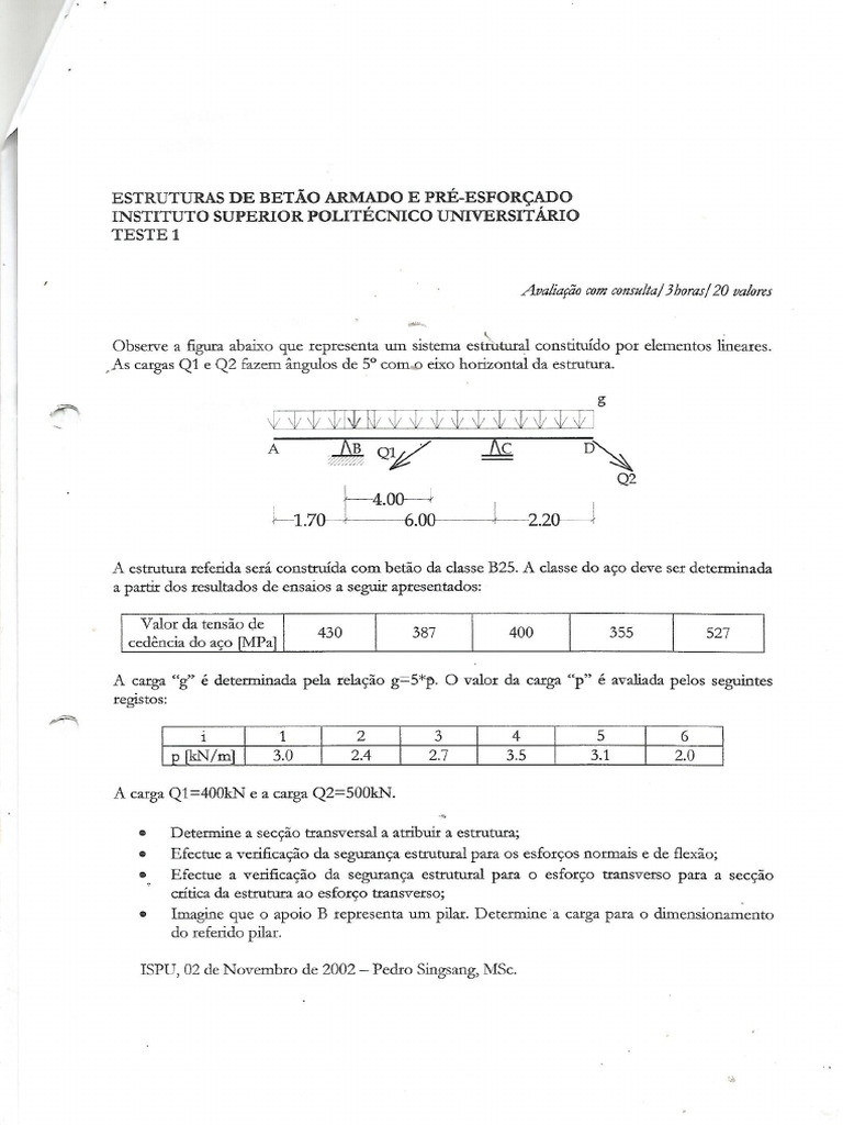 B1 - Teste 1 - 02.11.2002 | PDF