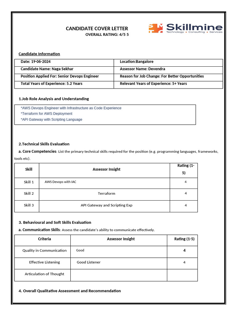 AWS DevOps Engineer Cover Letter | PDF | Amazon Web Services | Software ...