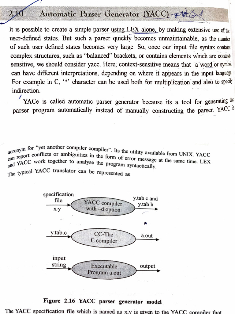 YACC: Yet Another Compiler Compiler | PDF | Parsing | Formalism (Deductive)
