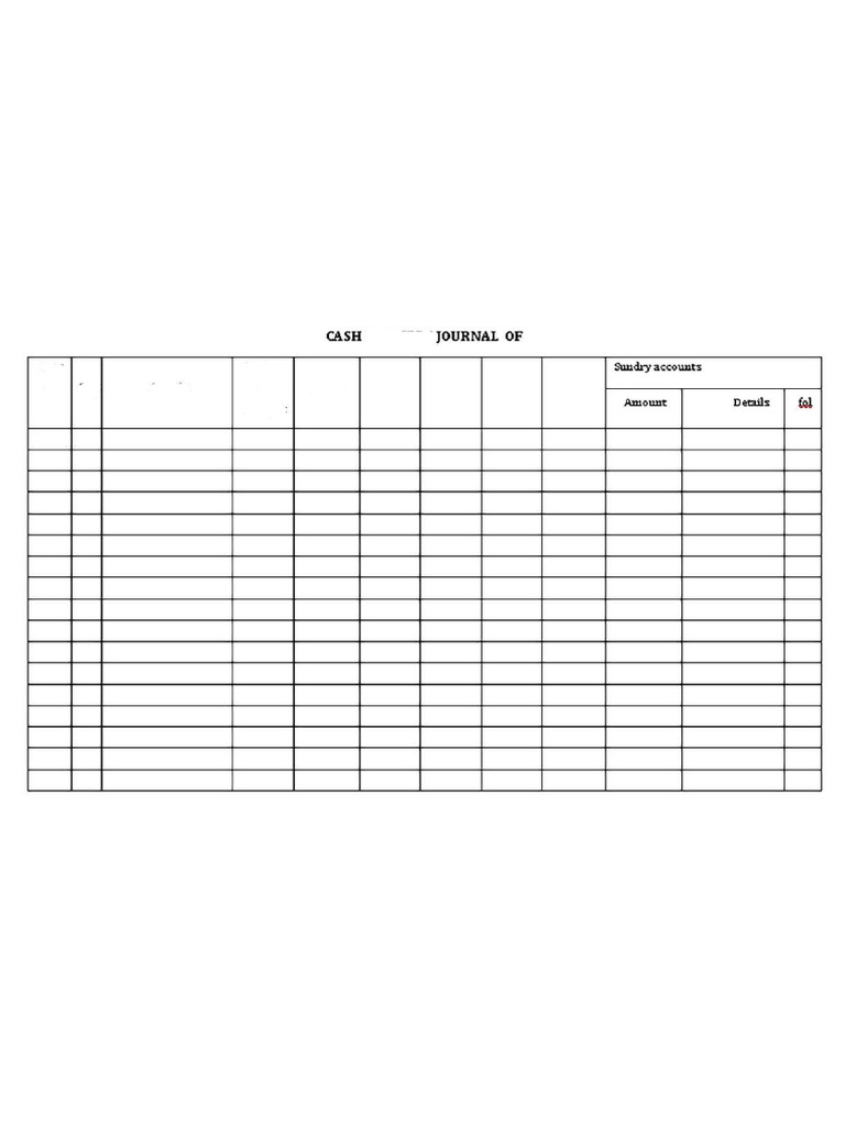 Cash Receipts Journal | PDF
