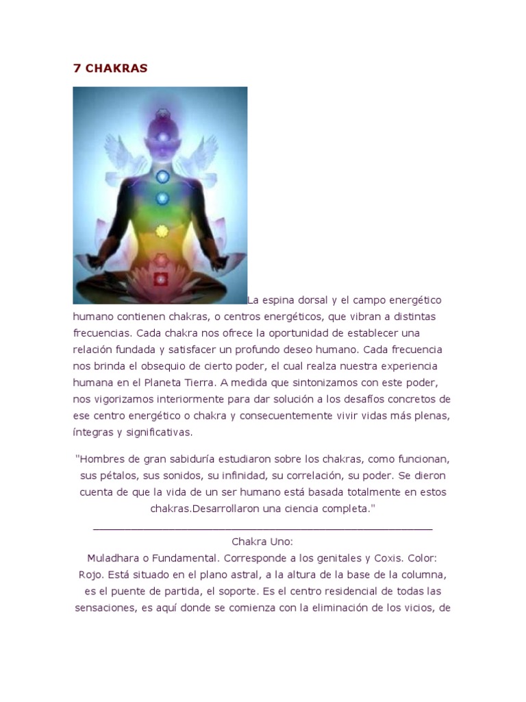 7 Chakras | PDF | Chakra | Corazón