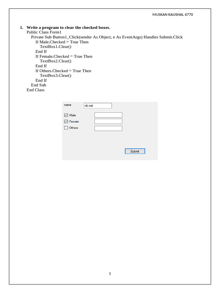 Visual Basic Programming Examples | PDF | Triangle | Color