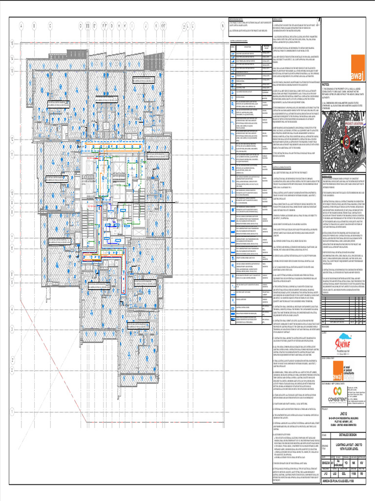 Green Building Project Lighting Notes | PDF | Building Engineering