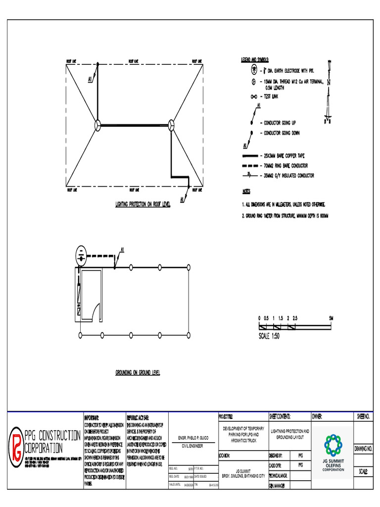 Temporary LPG Truck Parking Plan | PDF