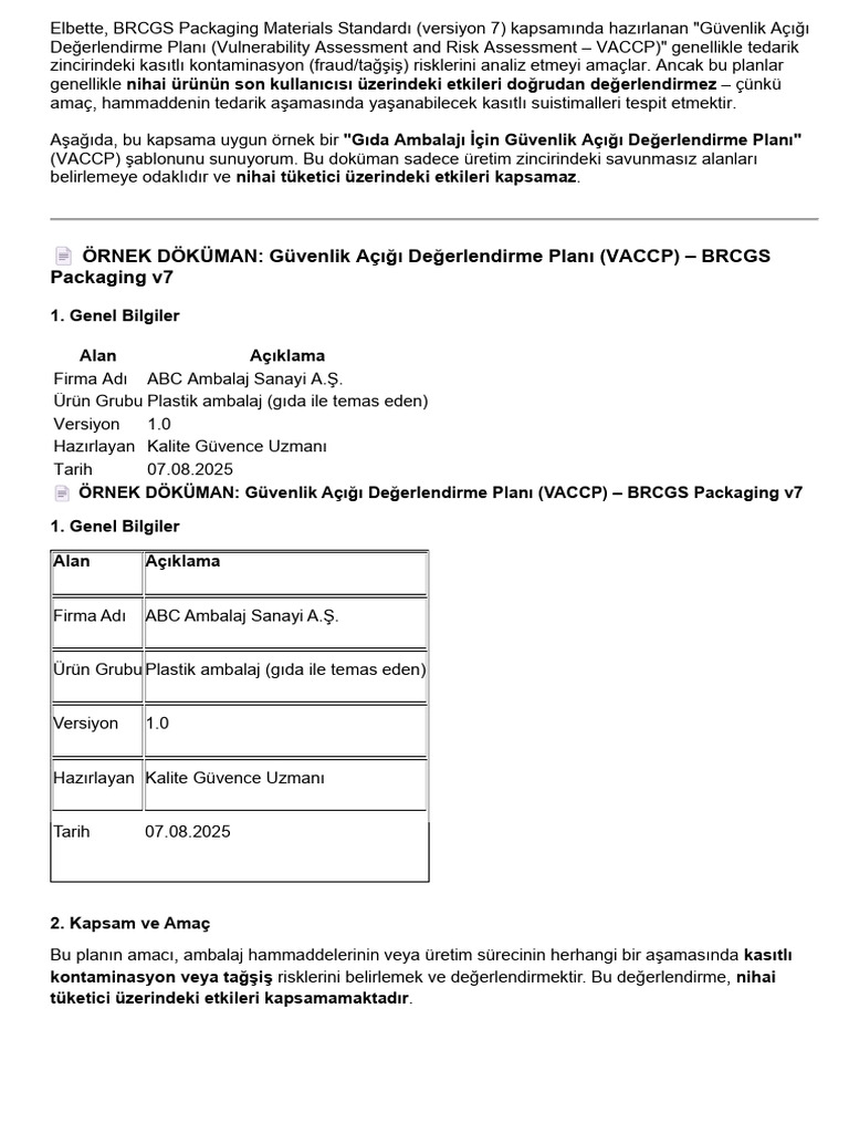 Vaccp | PDF