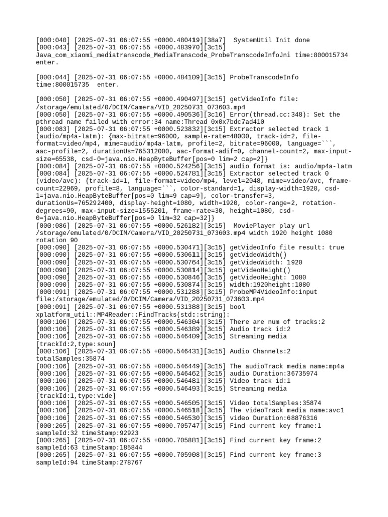 Trace | PDF | Codec | Data Compression