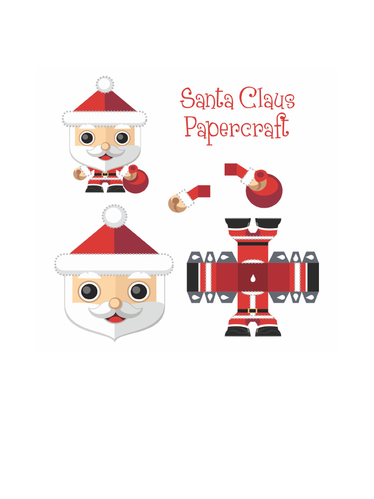 Printable Santa Claus Papercraft 24749.Jpg | PDF