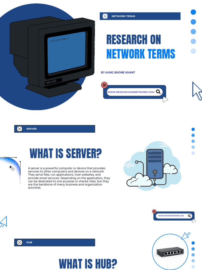 Research On: Network Terms | PDF | Computer Network | World Wide Web