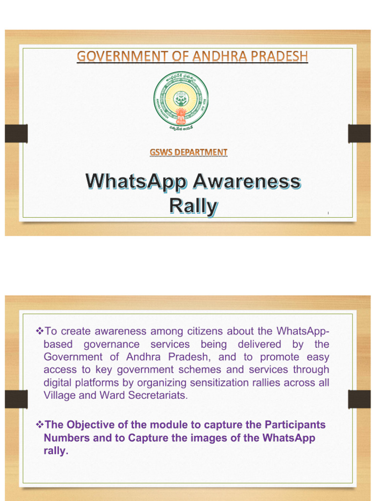 WhatsApp Rally Attendance Submission Guide | PDF