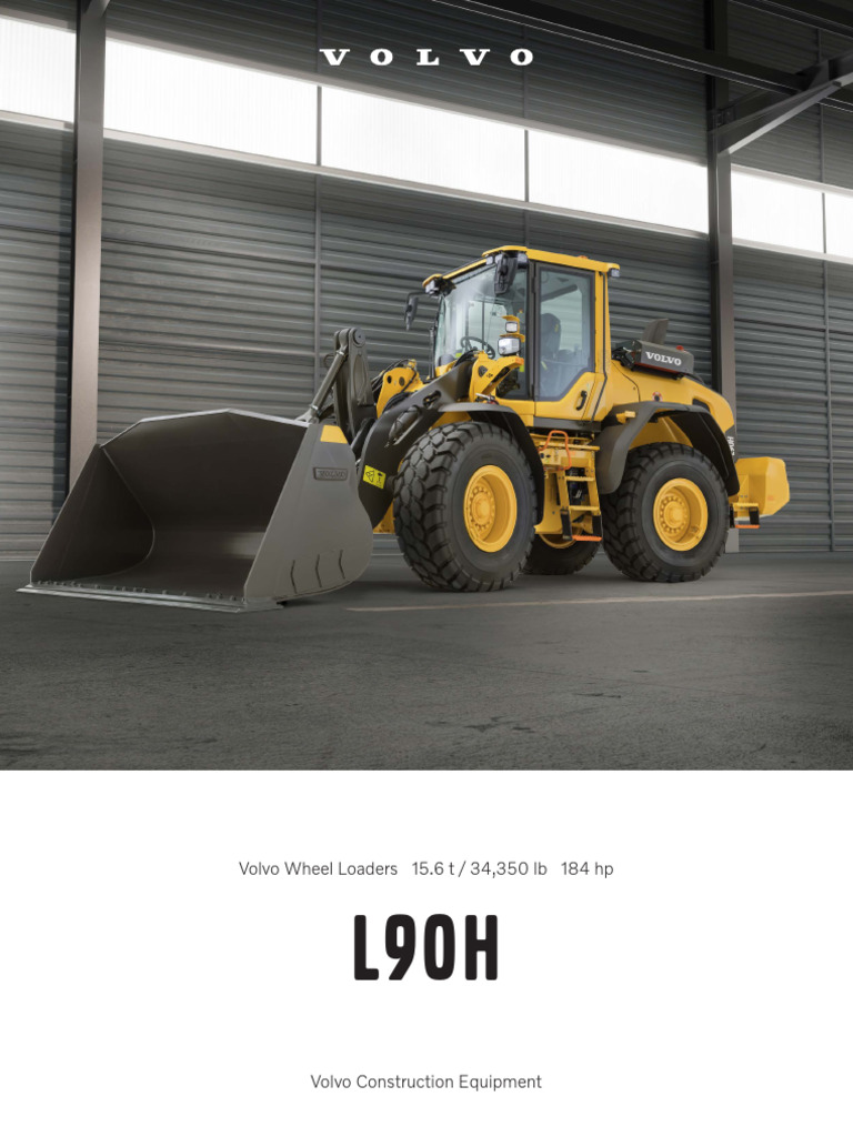 Volvo L90H Wheel Loader Specifications | PDF | Automatic Transmission ...