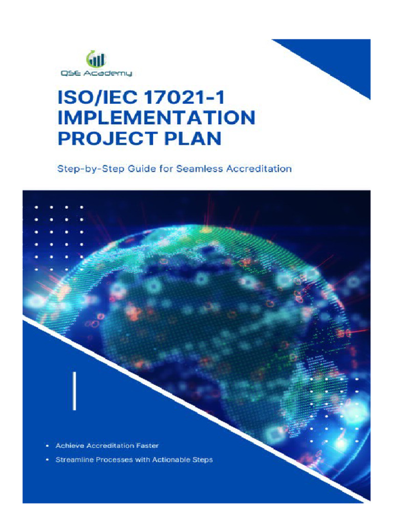 ISO 17021-1 Implementation Plan | PDF | Audit | Quality Management System
