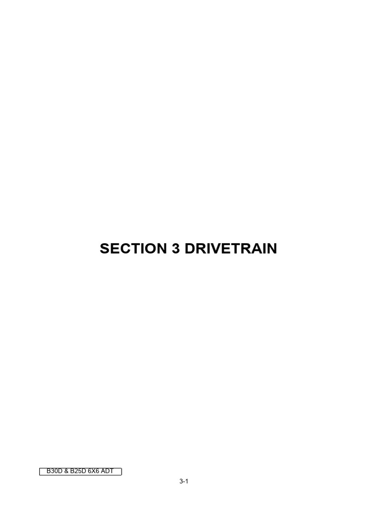 Section 03 Drivetrain May06 | PDF | Manufactured Goods | Machines