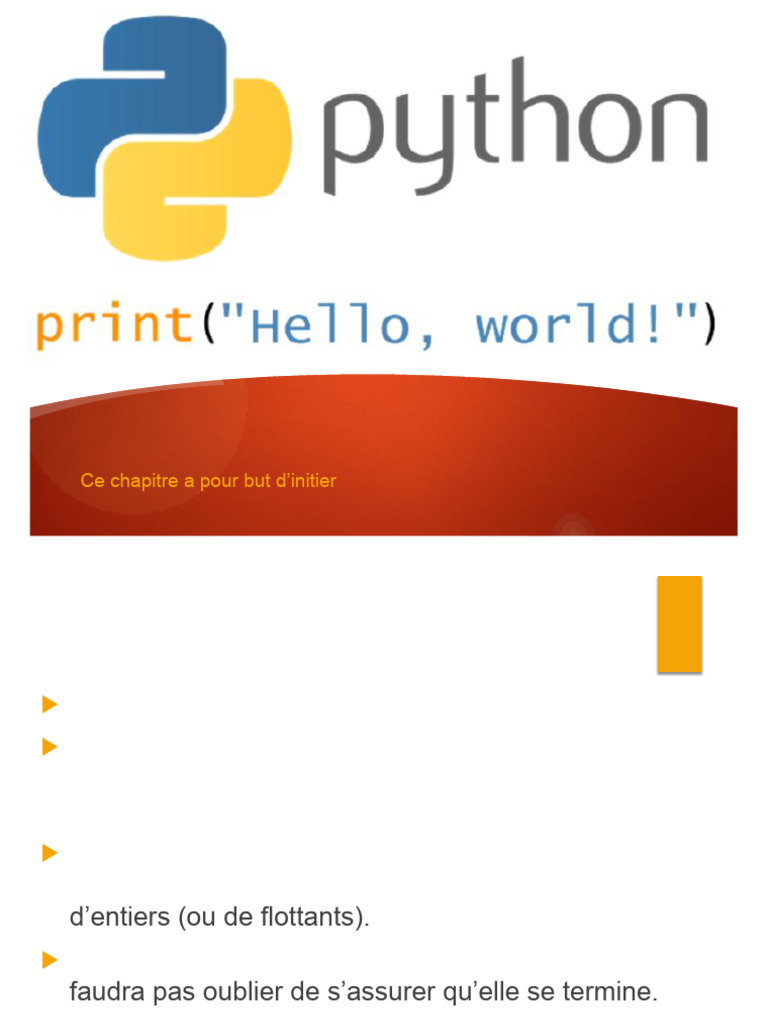 Algorithmes de tri en Python | PDF | Algorithmes | Informatique
