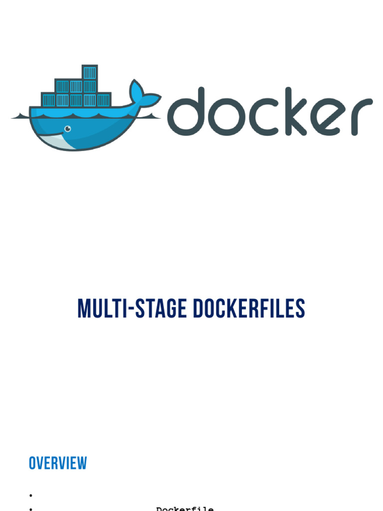 04 - Multi-Stage Dockerfiles | PDF | Superuser | Computer Engineering