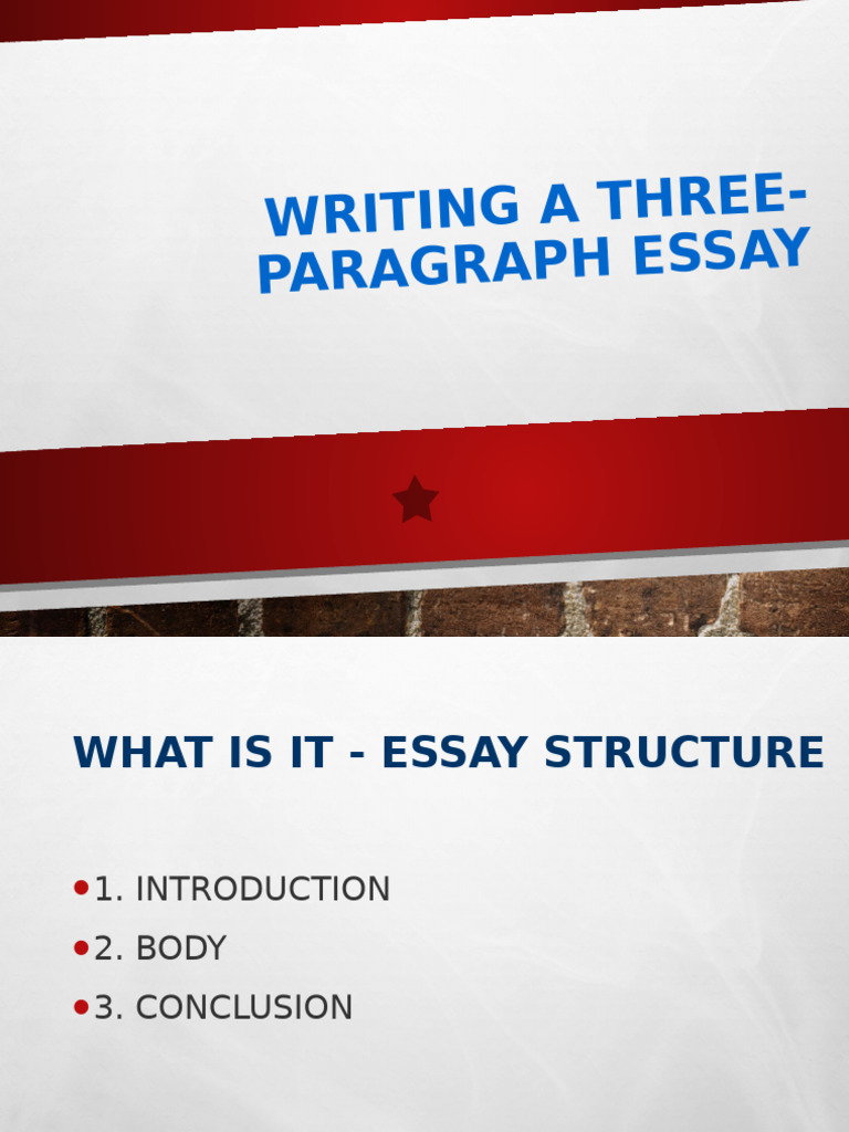 Stylish Three Paragraph Essay Presentation | PDF | Adolescence | Self ...