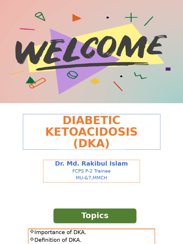 Understanding Diabetic Ketoacidosis (DKA) | PDF | Diabetes | Medical ...