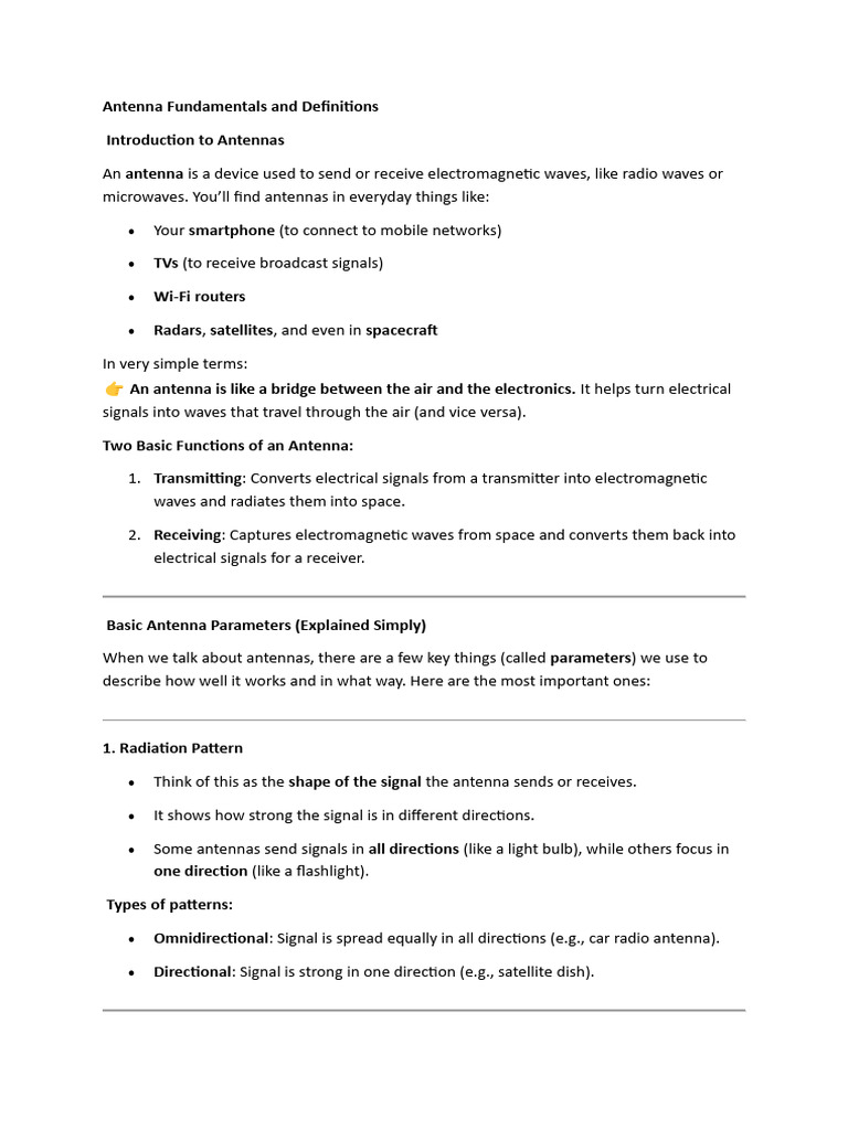 AWP Notes Unit 3 PDF | PDF | Antenna (Radio) | Angular Resolution