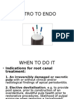Intro to Endodontic Treatment