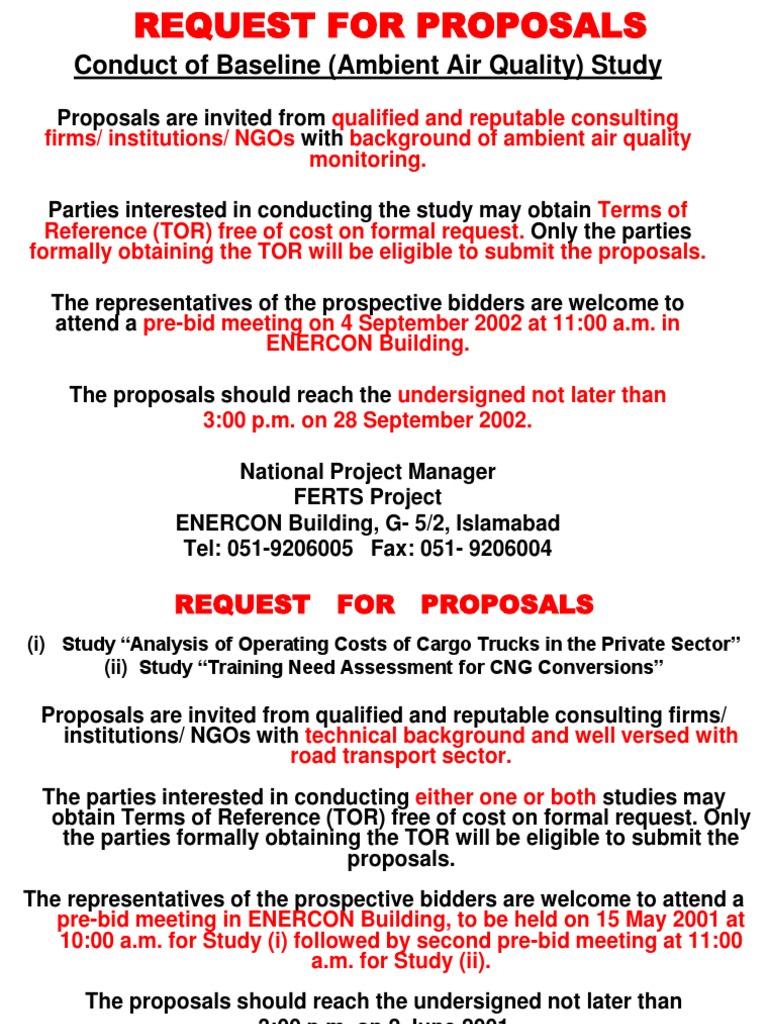 Chap 2 A, RFP | PDF | Business