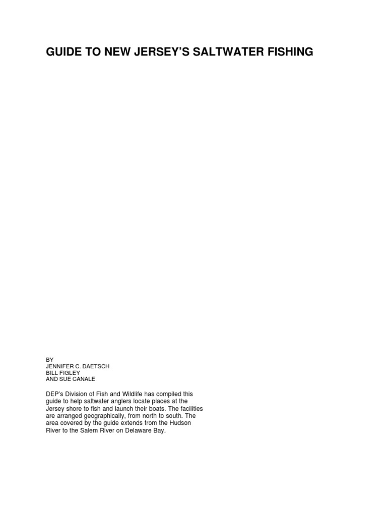Saltwater Fishing Guide | PDF | Home & Garden