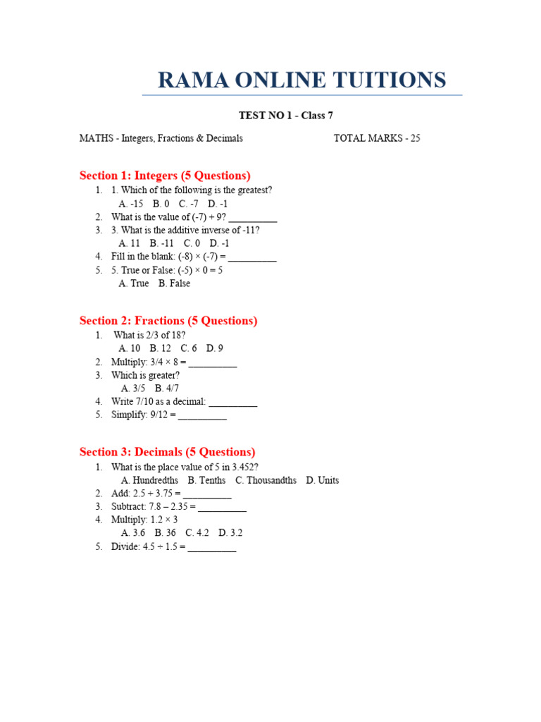Test 1 | PDF