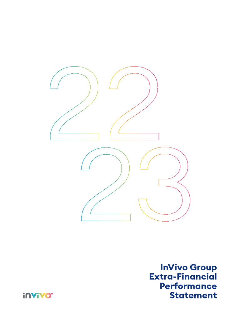 InVivo Group CSR Performance Report 2022-2023 | PDF | Corporate Social ...