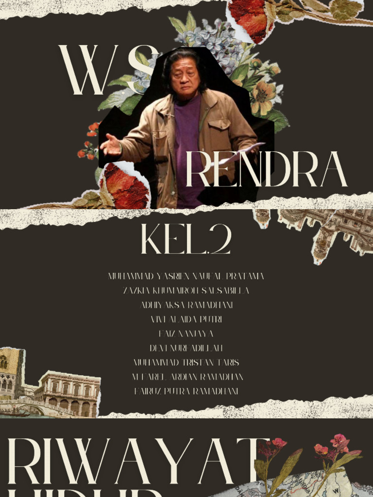 Biografi W.S. Rendra: Seni dan Kehidupan | PDF