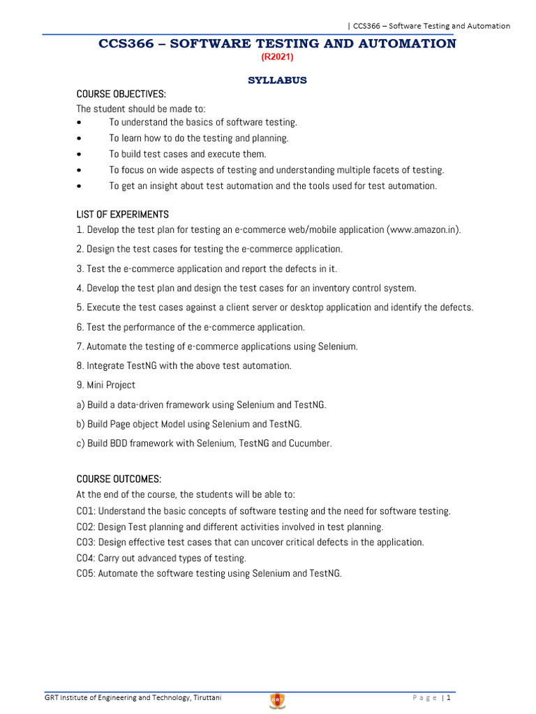 3year Sta | PDF | Software Testing | Client–Server Model