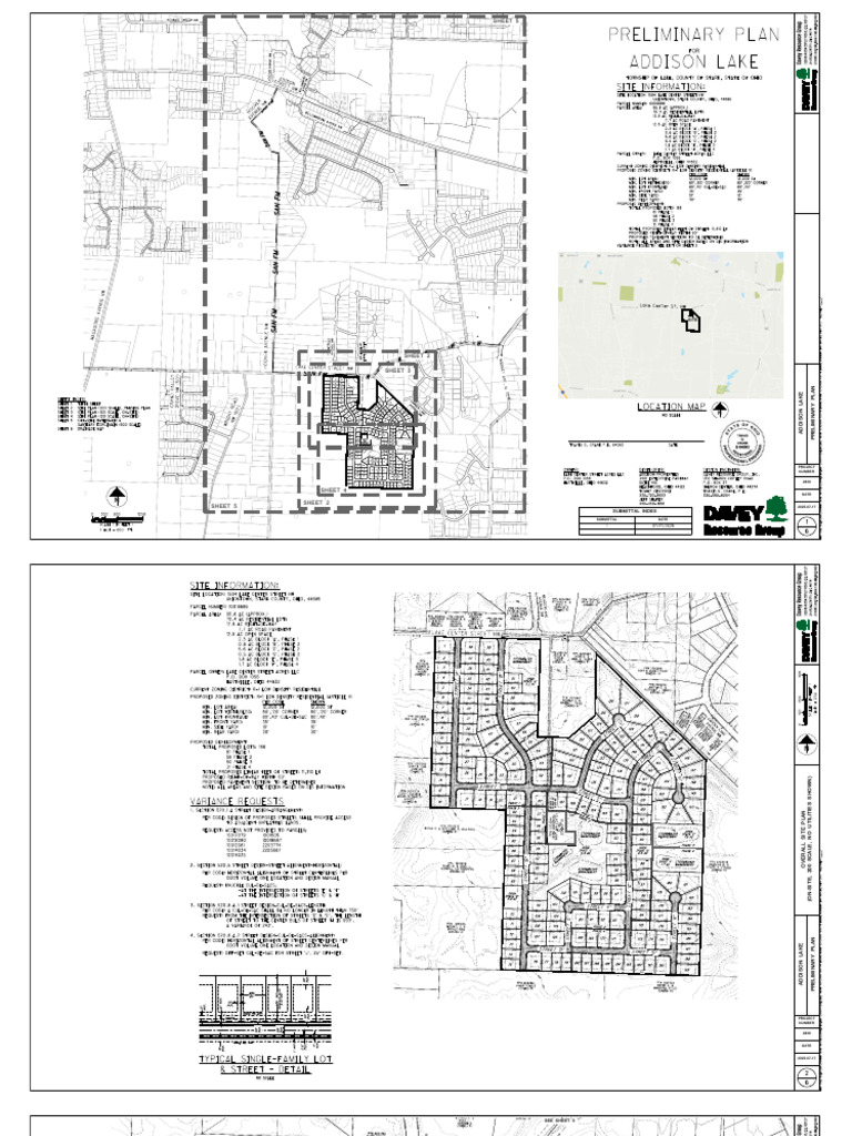 Addison Lake Preliminary Plan 2025 | PDF