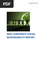 Nike Responses Corporate Social Responsibility