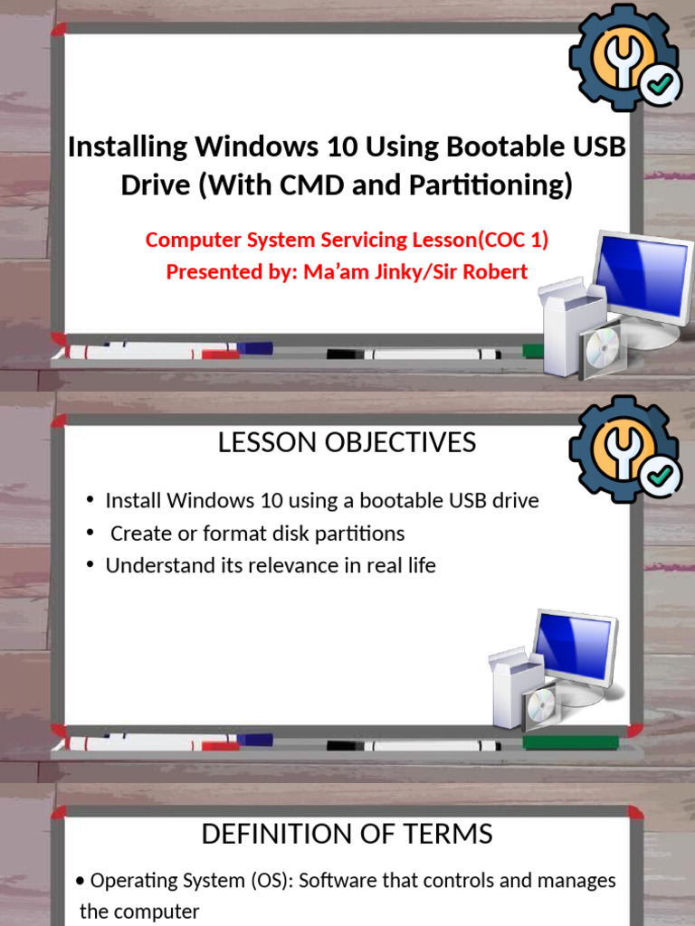Install Windows 10 via Bootable USB Guide | PDF | Bios | Booting