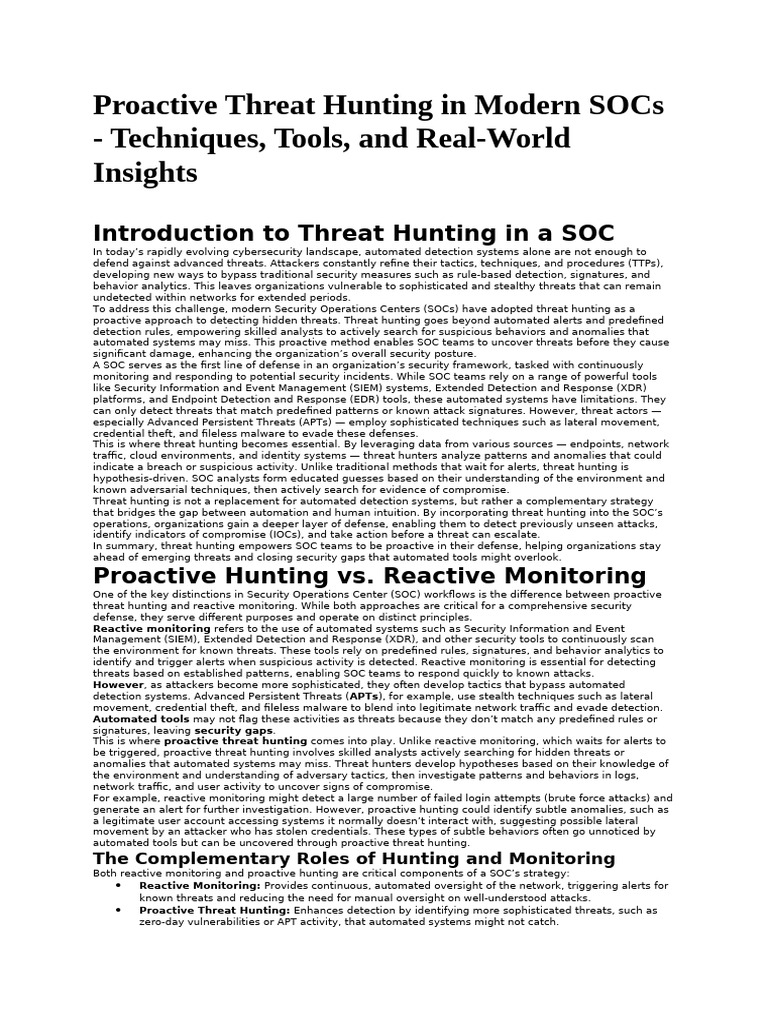 Atypical DNS Traffic Analysis in SOCs | PDF | Computer Security | Security